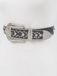 Studded Rhinestone Western Belt