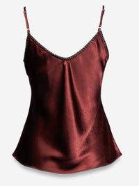 Whipstitch Satin Camisole