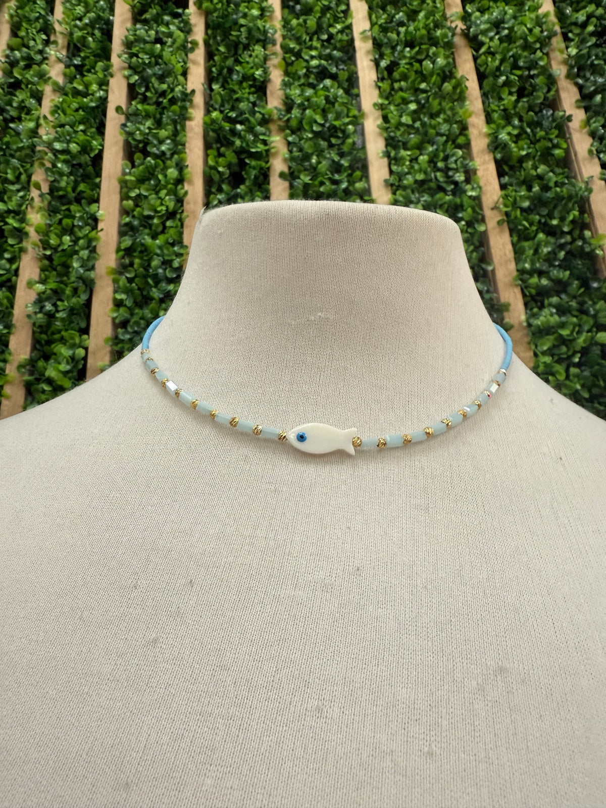 Greece Fish Eye Necklace