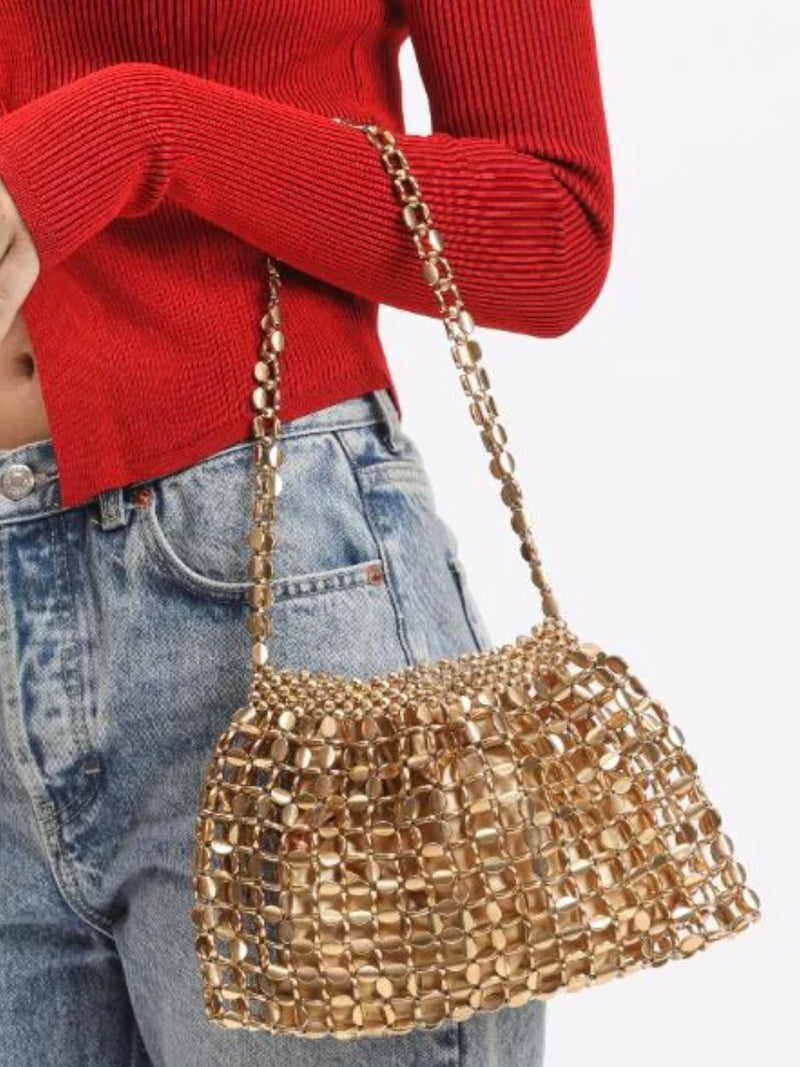 Metal Mesh Evening Bag
