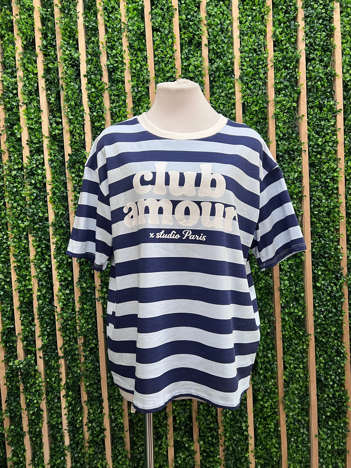 Striped Lobster Graphic Tee