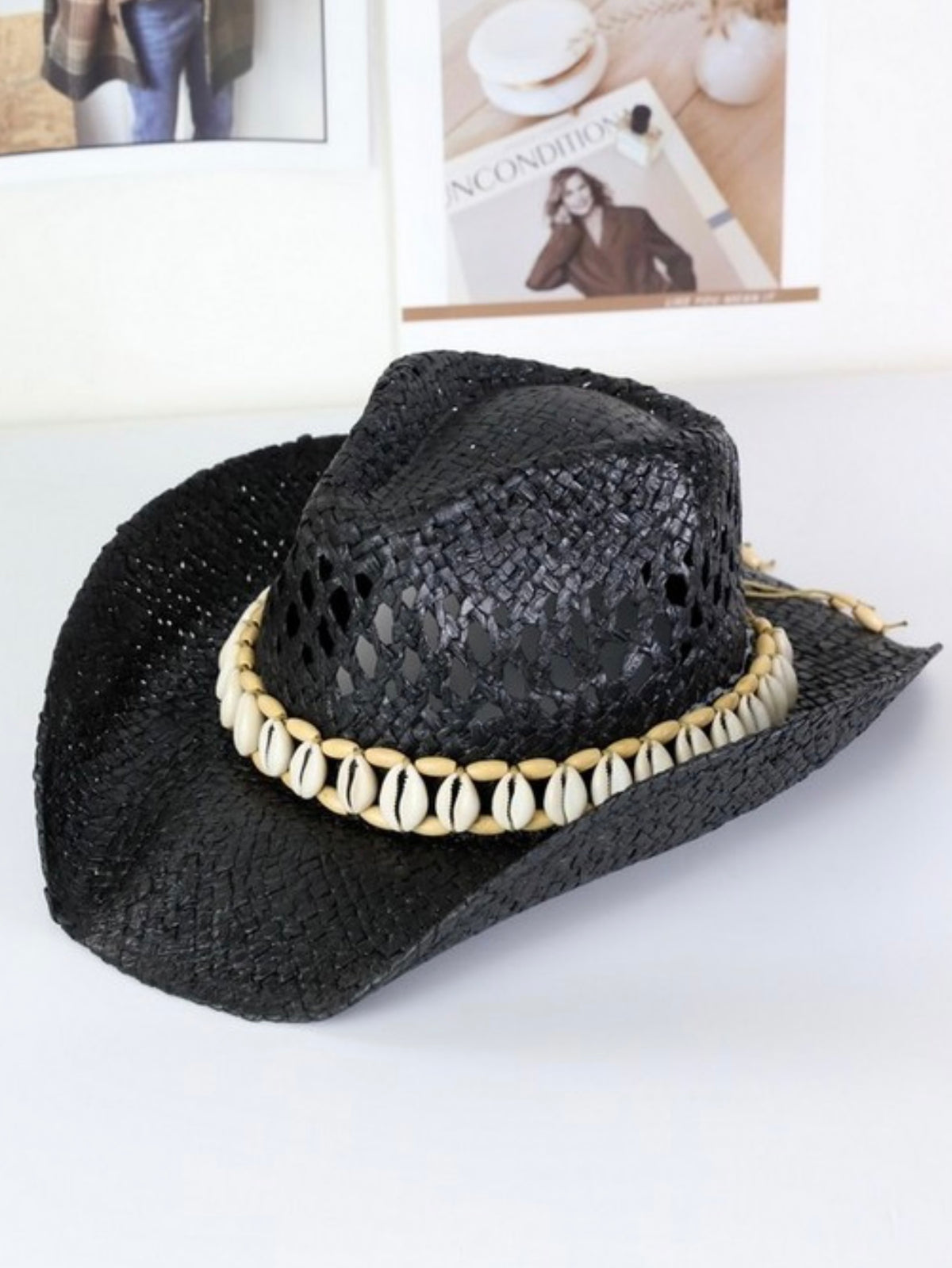 Seashell Band CowGirl Hat
