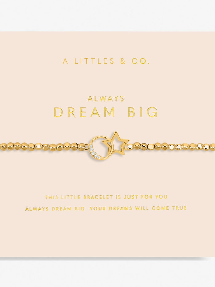 Little Moment Always Dream Big Bracelet