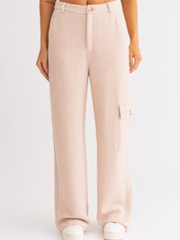 Exquisite Cream  Knit Cargo Set