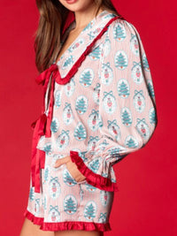 Nutcracker Christmas Tree Short PJ Set