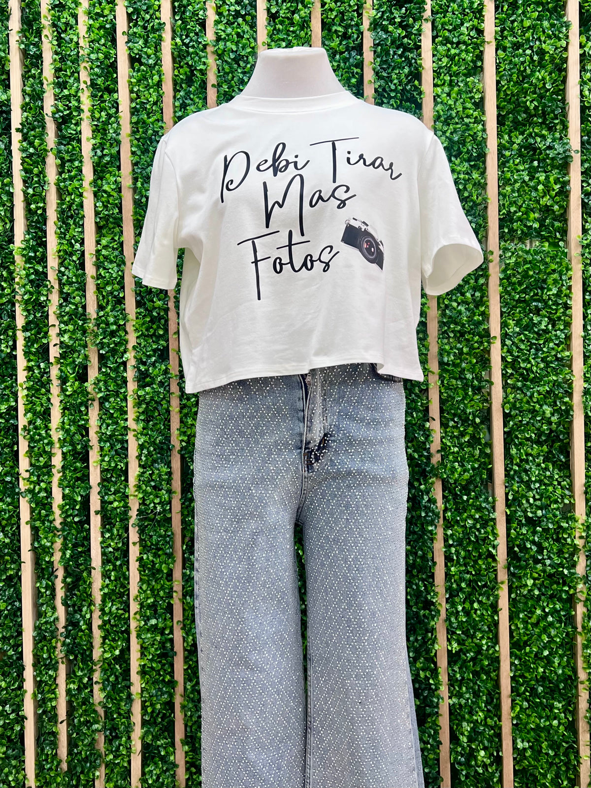 Debí Tirar Más Fotos Crop Shirt