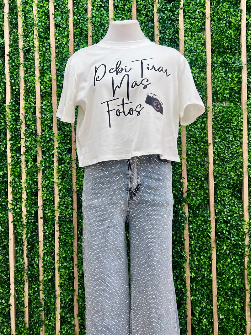 Debí Tirar Más Fotos Crop Shirt
