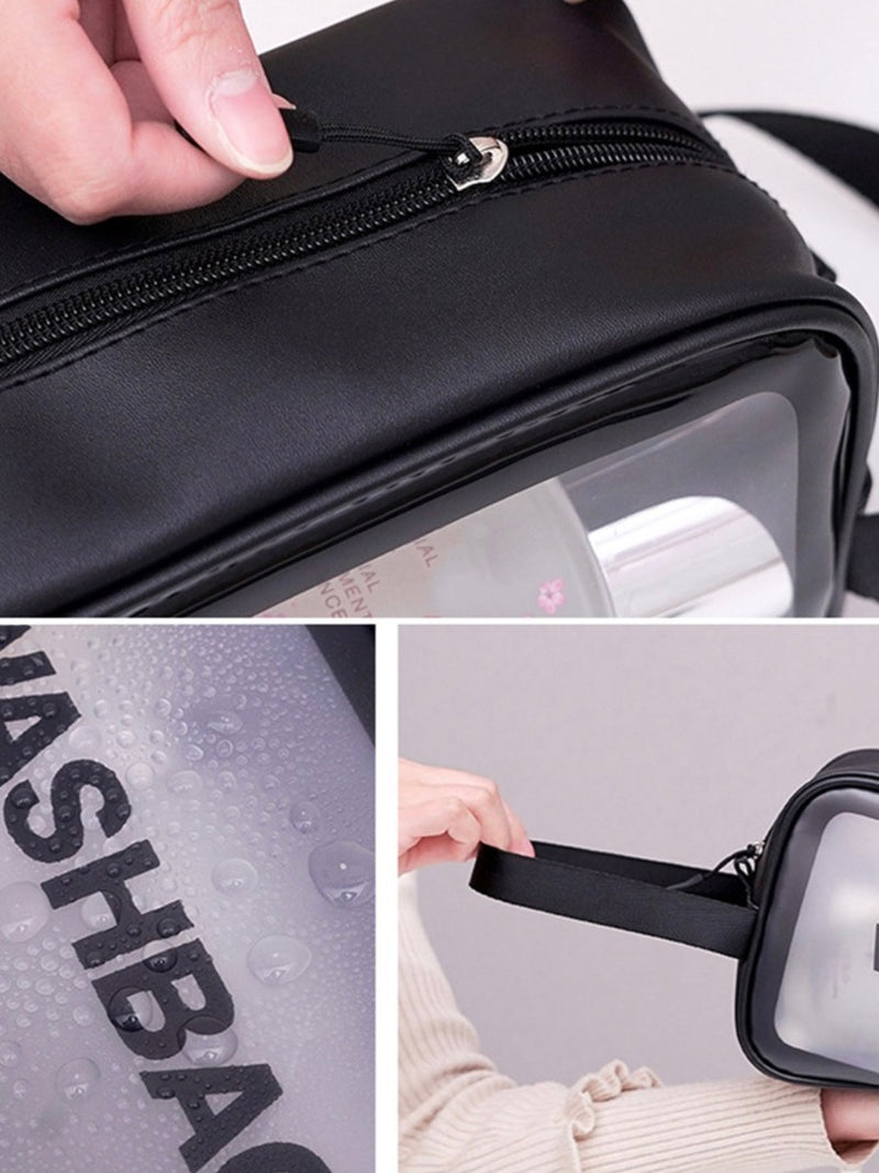 3 Set Travel Makeup Washbag