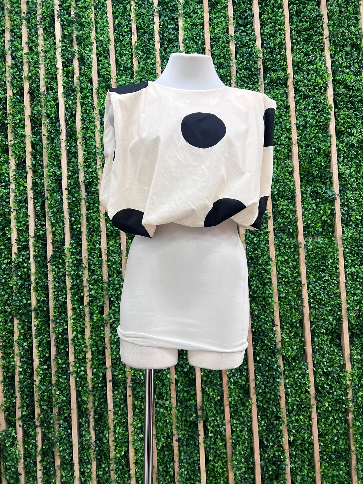 Polka Dot Bubble Top