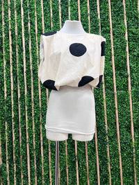 Polka Dot Bubble Top
