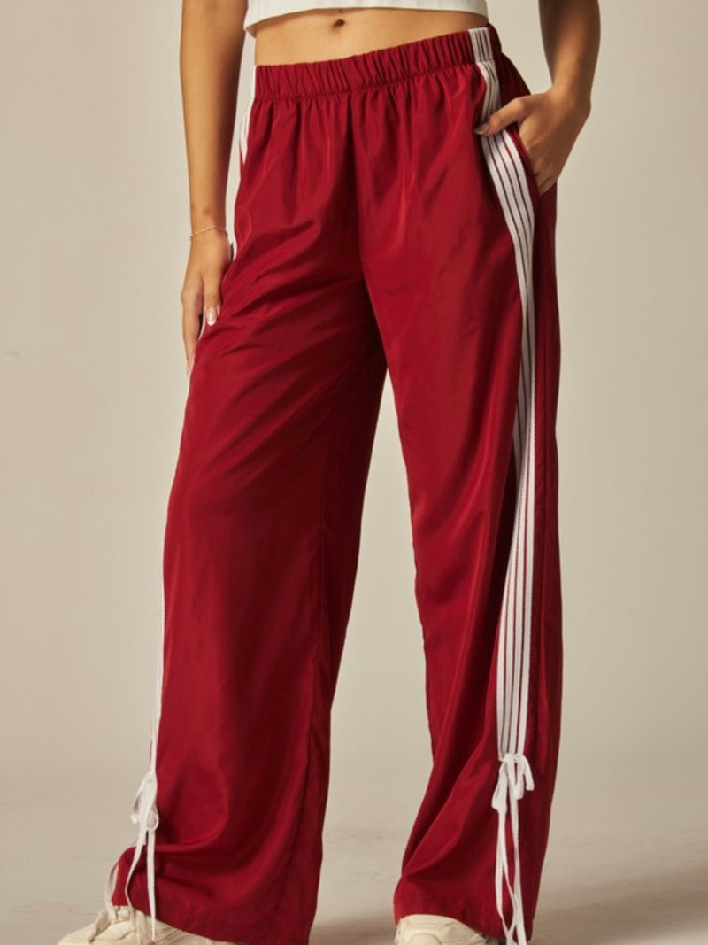 Red Side Stripe Track Pant