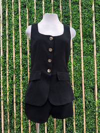 Beautiful Vest Suit Romper