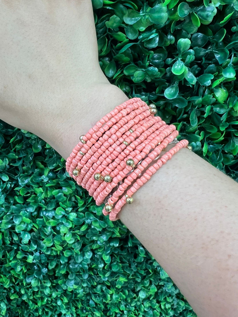 Large Boho Bead Bracelets