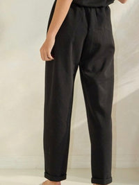Black Modal Pencil Pant