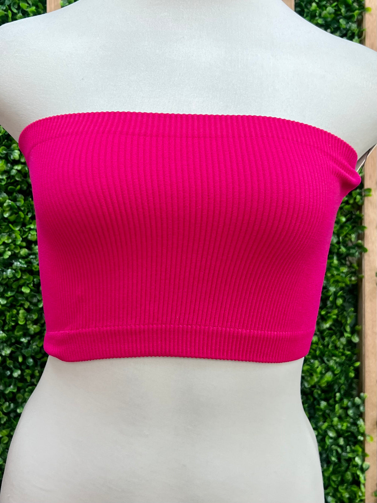 Ribbed Seamless Tube Top