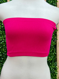 Ribbed Seamless Tube Top