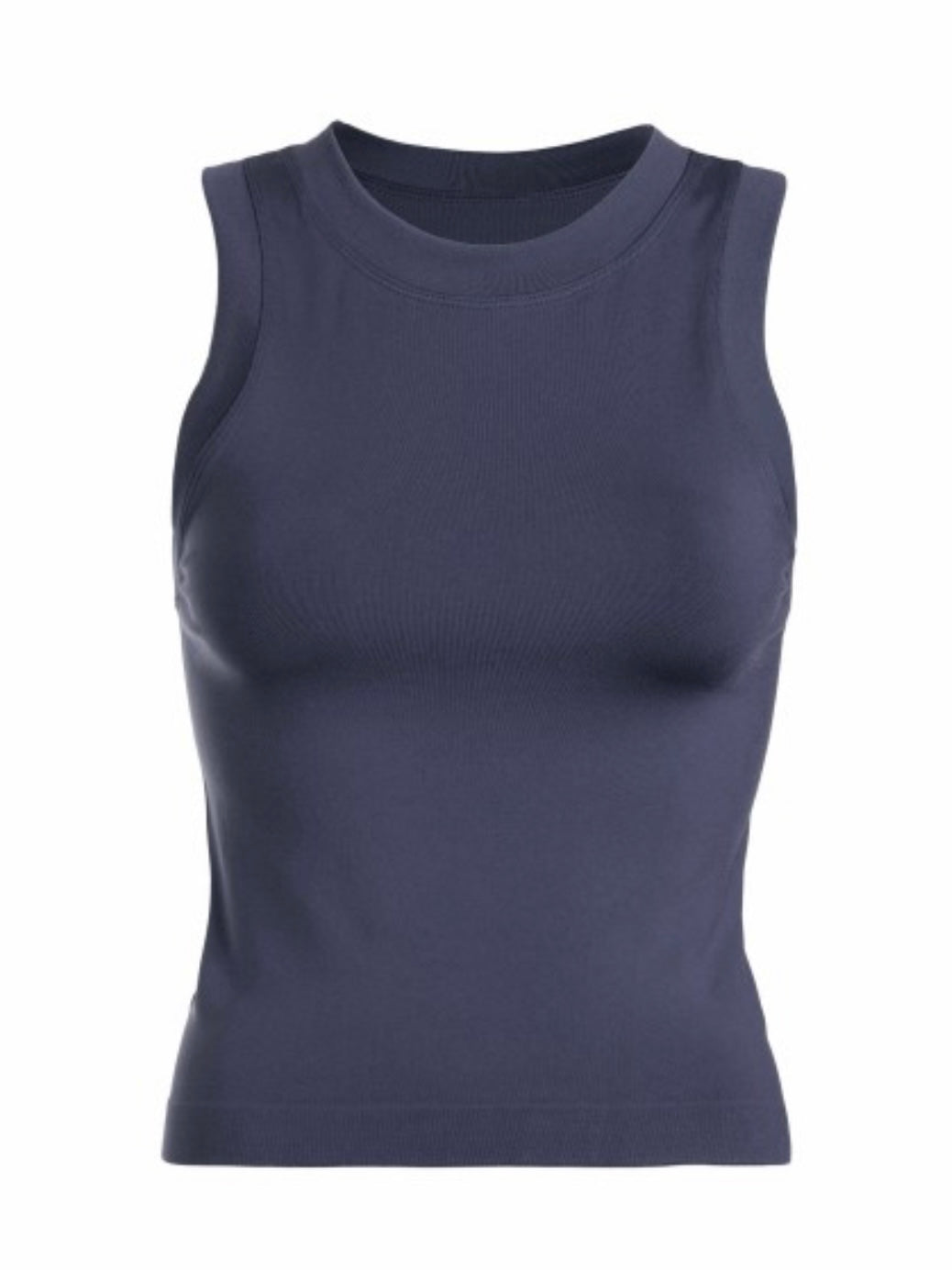 High Neck Sleeveless Basic Cami