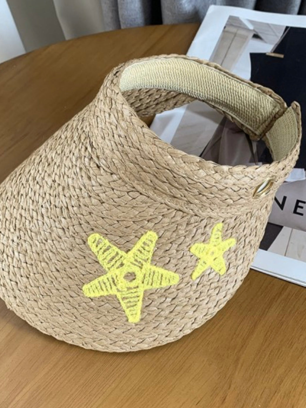 Starfish Straw Sun Visor