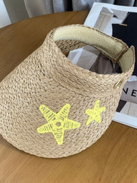 Starfish Straw Sun Visor
