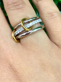 Stainless Steel Stackable Ring Detail Rings