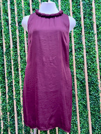 Neckline Accent Short Dress