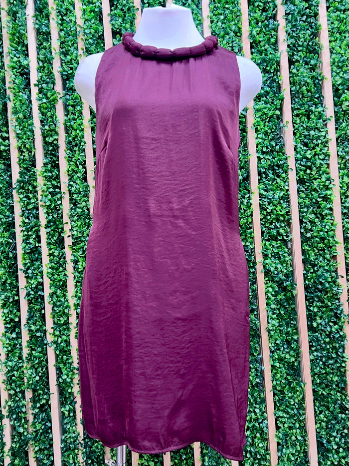 Neckline Accent Short Dress