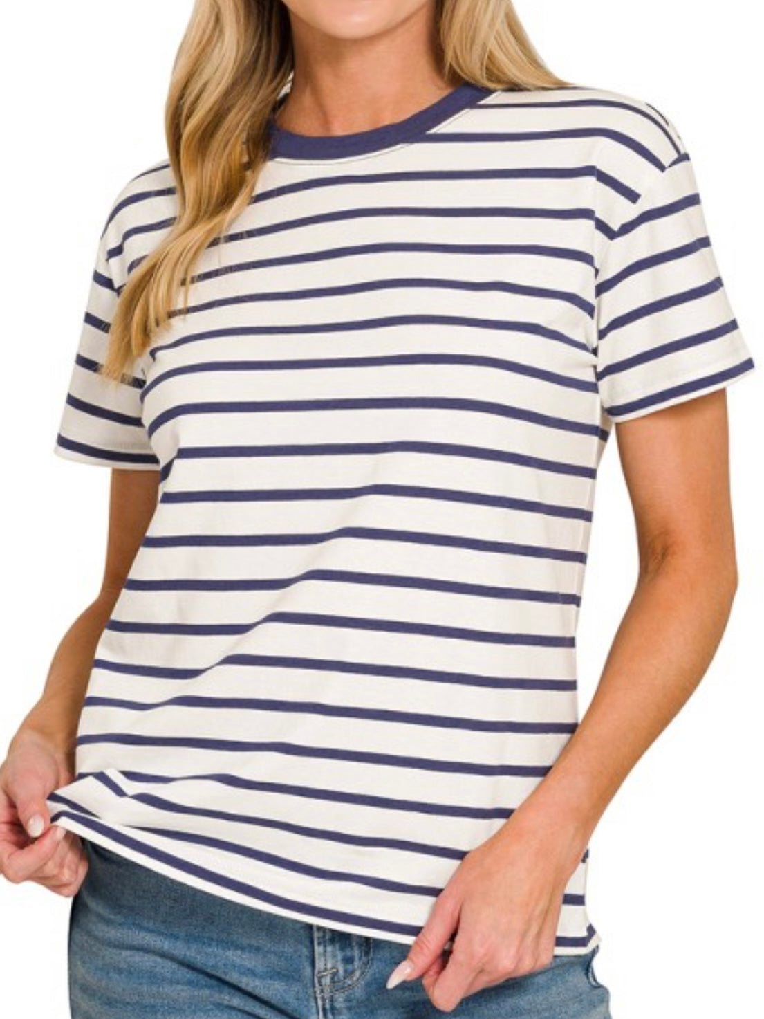 Coastal Stripe Essential Tee