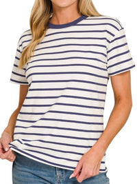 Coastal Stripe Essential Tee