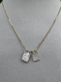 Mother of Pearl Scapular Necklace