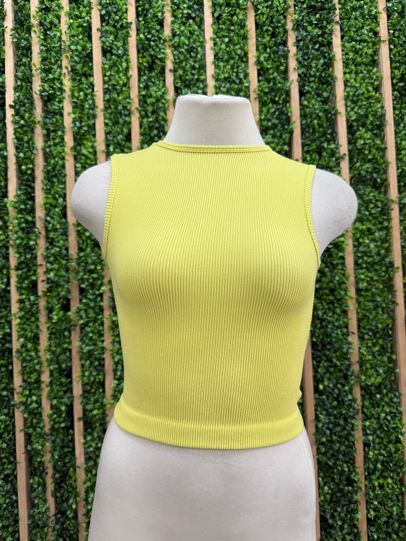 Open Back Tank Top