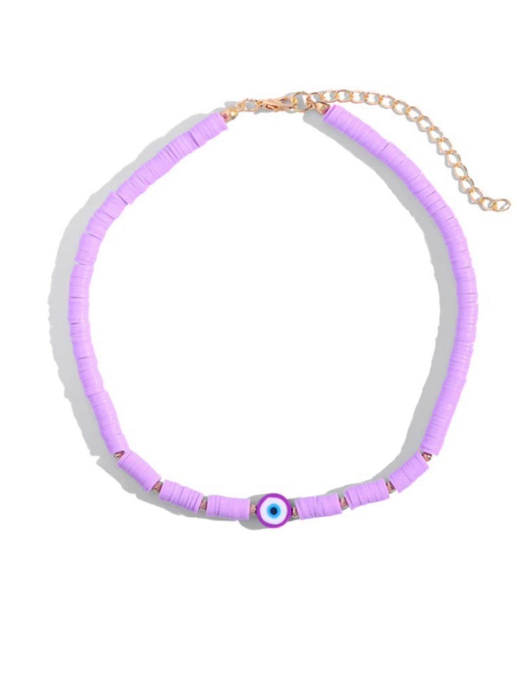 Evil Eye Clay Choker