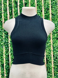 Curved Hem Crop Tank