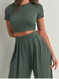 Short Sleeve Pant Set