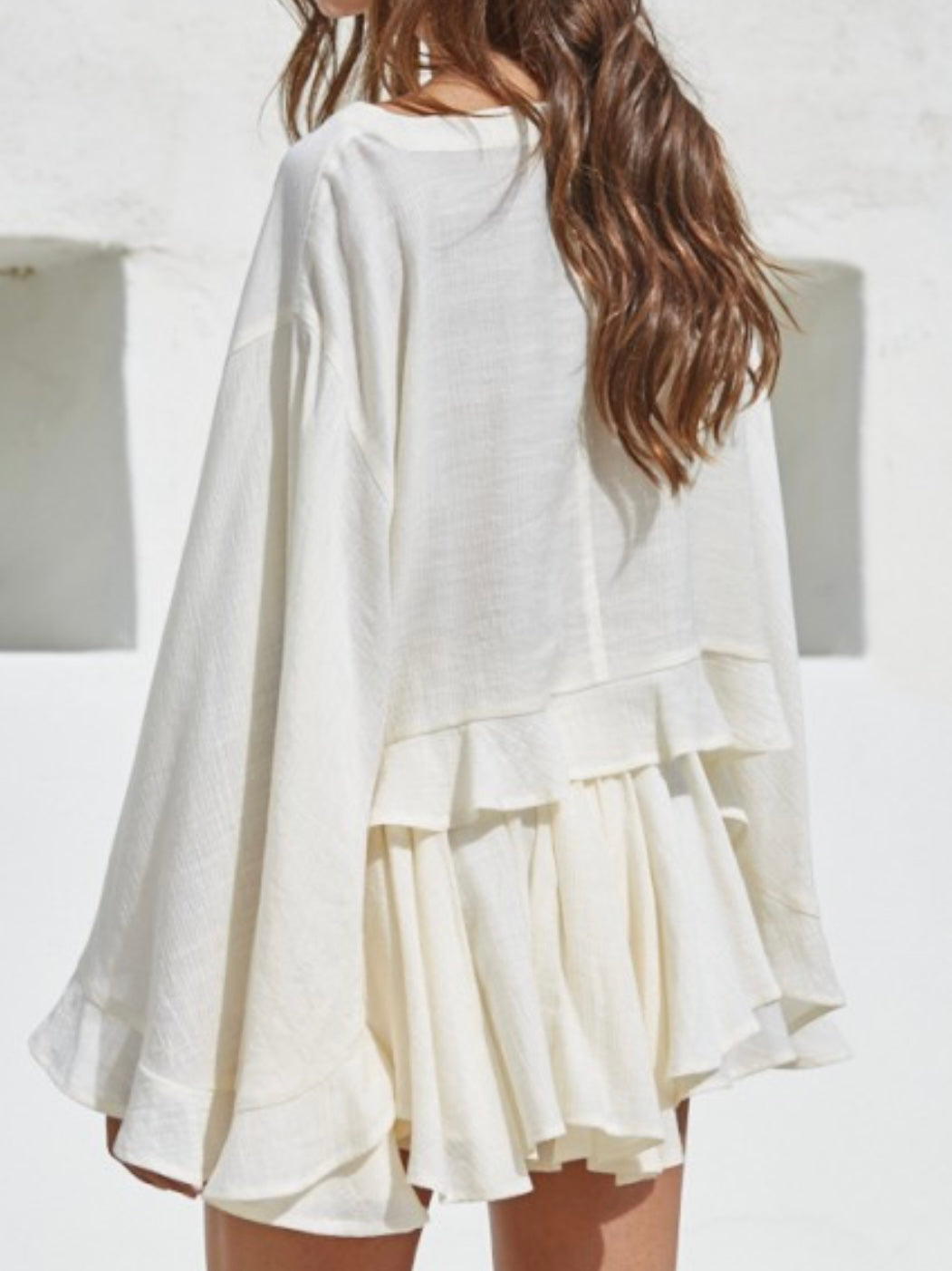 Beautiful Cream Chiffon Resort