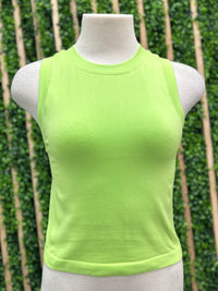Cropped Seamless Muscle Tank