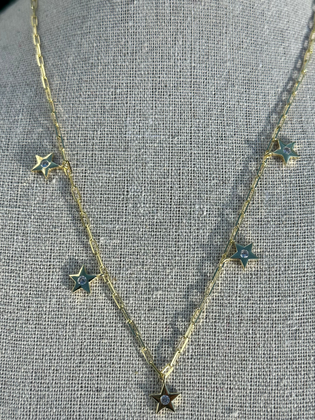 Dangly Star Necklace