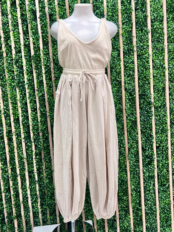 Bone Loose Fit Jumpsuit