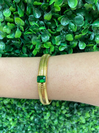 Crystal Embellished Cobra Bracelet