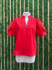 Beautiful Embroidered Sleeve Blouse