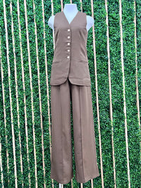 Business Fitted Long Vest