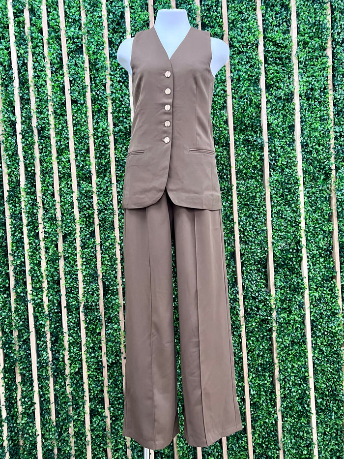 Business Fitted Long Vest