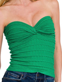 Twist Front Tube Top