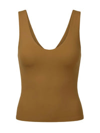 V Neck Reversible Tank basic Top