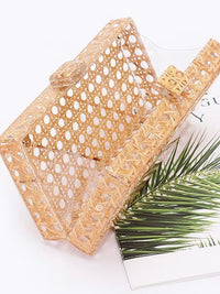 Acrylic Bamboo Case Bag