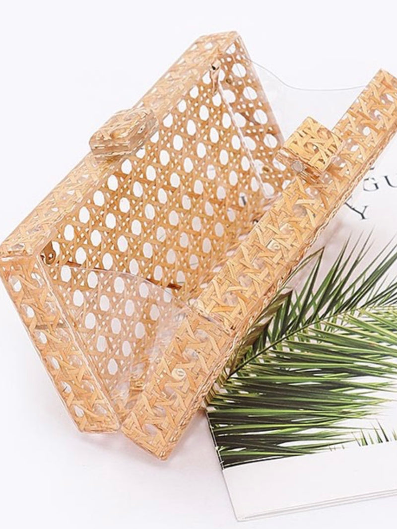 Acrylic Bamboo Case Bag