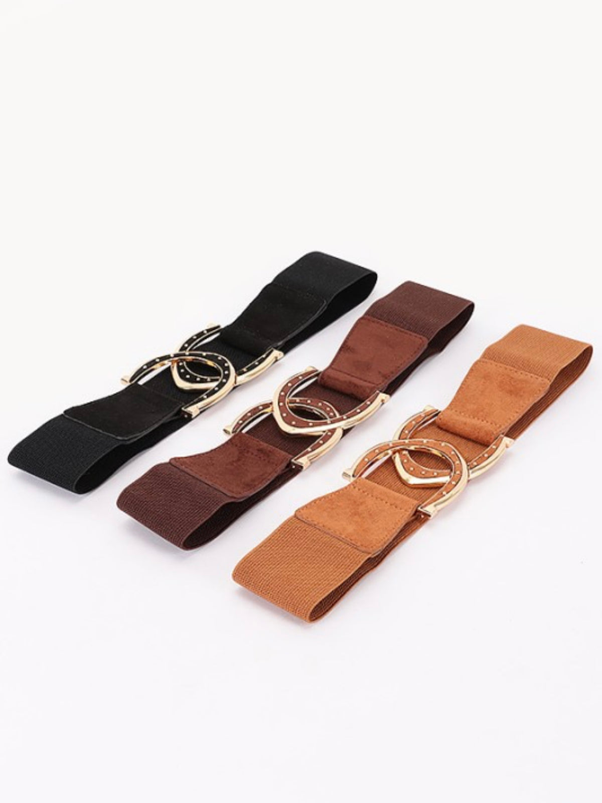 Interlocking Buckle Wide Belt