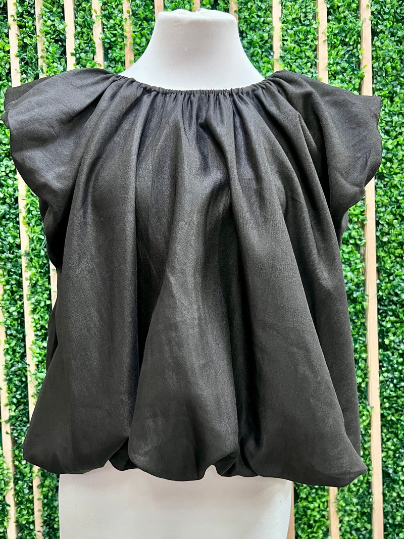 Beautiful V Neck Bubble Blouse