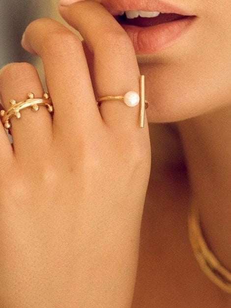 Single Pearl Ring