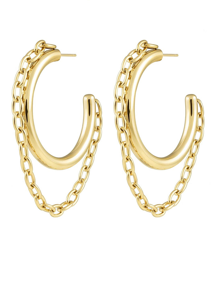Gianna Chain Hoop