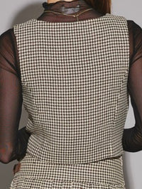 Checkered Vest Top